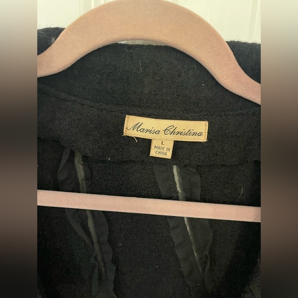 Vintage Marisa Christina Black Button-Up Jacket - Size Large - Picture 5 of 10